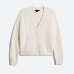 SANCTUARY Super Soft Crop Cardi in Milky White